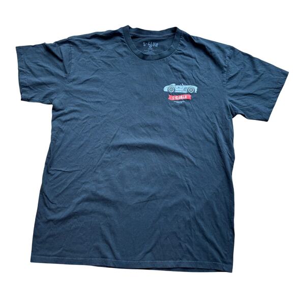 S-Klub LA Gull Wing Social Group Men's XL T-Shirt Tee Black Car Club Los Angeles - Picture 2 of 4